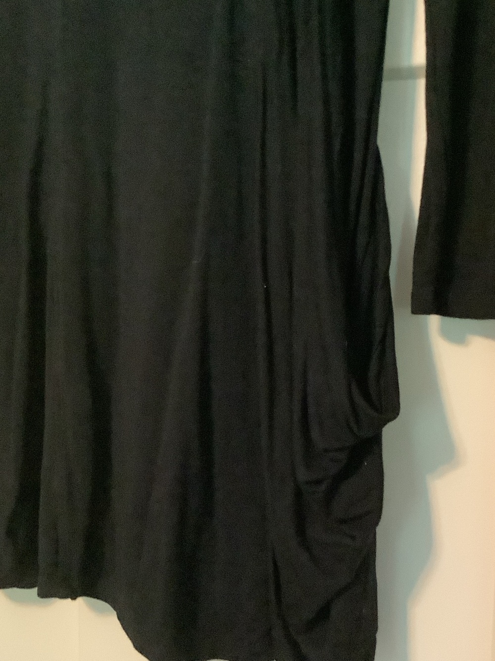 Kensie Black Long-Sleeve Cowl Neck Dress - Picture 4 of 10